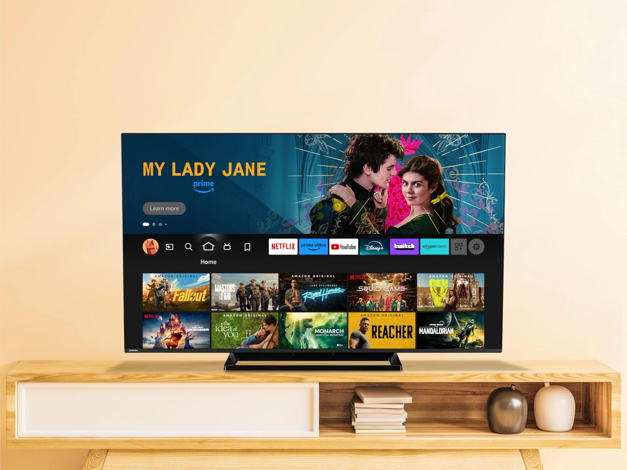Toshiba Fernseher 65 Zoll Smart TV Fire TV 4K UHD Fernseher Dolby Vision HDR & Dolby Atmos, Sound by Onkyo, Triple-Tuner, LED TV 65UF3F63DAR (2026) - Image 13