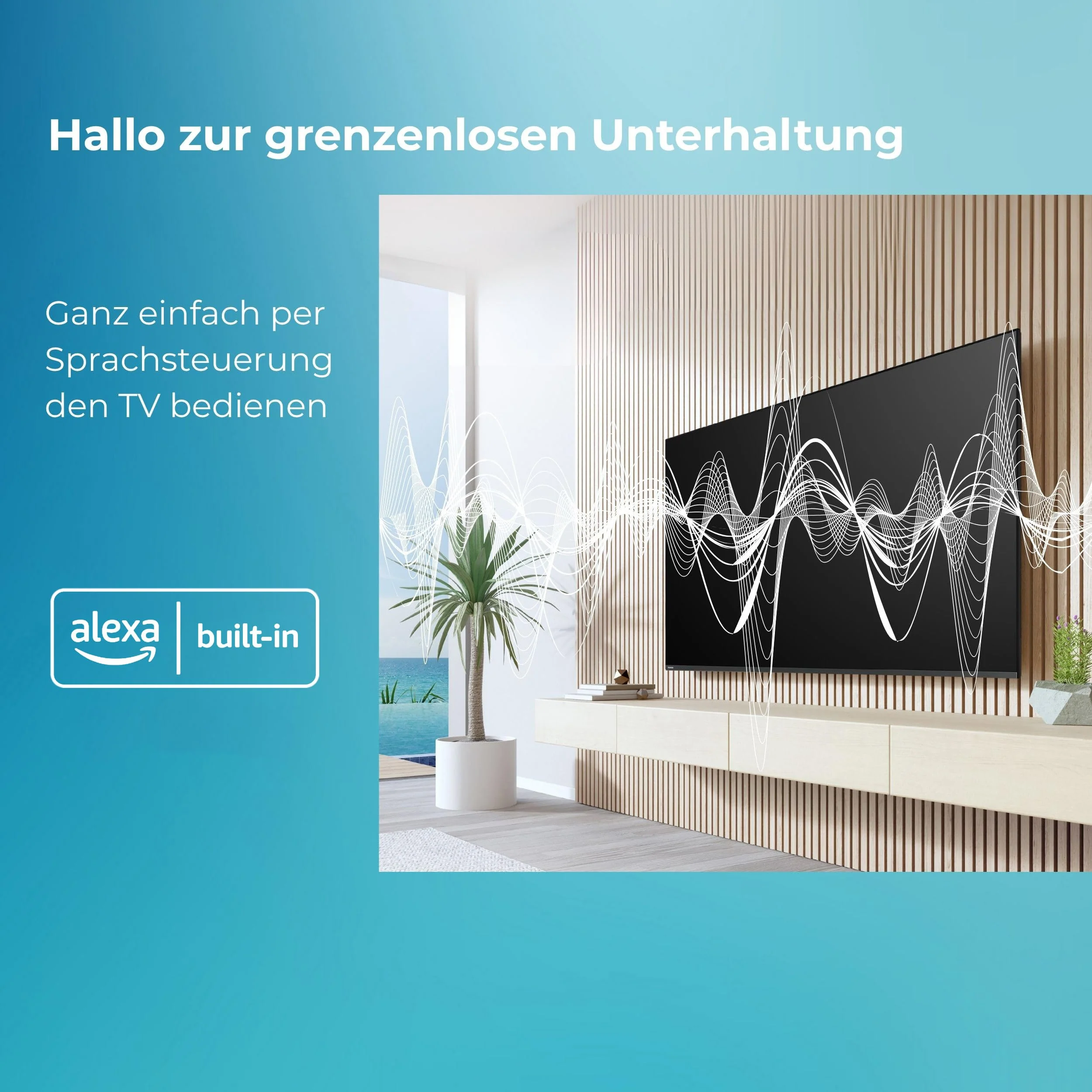 Toshiba Fernseher 65 Zoll Smart TV Fire TV 4K UHD Fernseher Dolby Vision HDR & Dolby Atmos, Sound by Onkyo, Triple-Tuner, LED TV 65UF3F63DAR (2026) - Image 6
