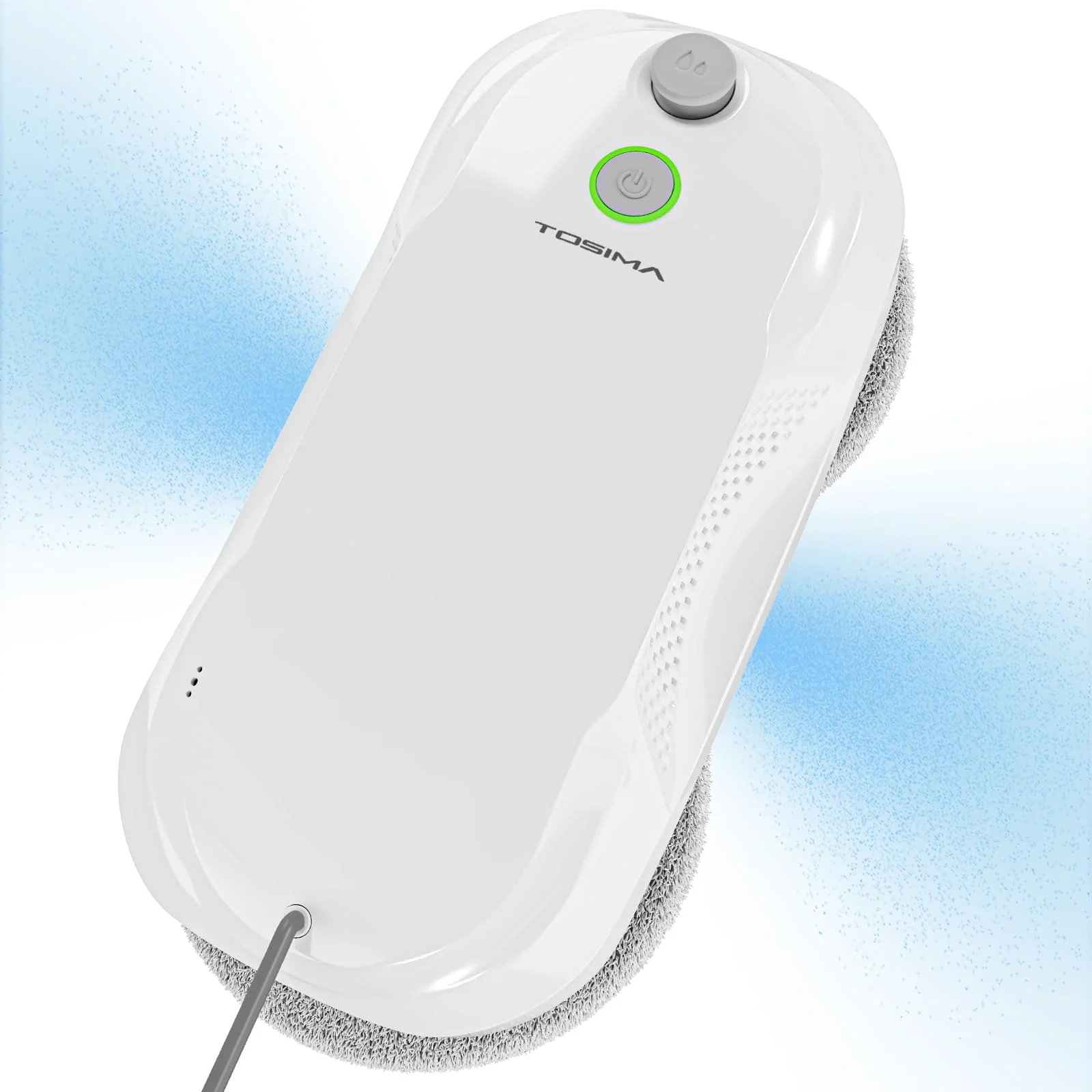 Tosima W5 Fensterputzroboter- Fensterroboter mit doppelter Düse,Einzigartige Variable Frequenzabsaugung, dreifaches Sicherheitssystem, Kantenerkennungsfunktion, intelligente Navigation (Weiß) - Image 5