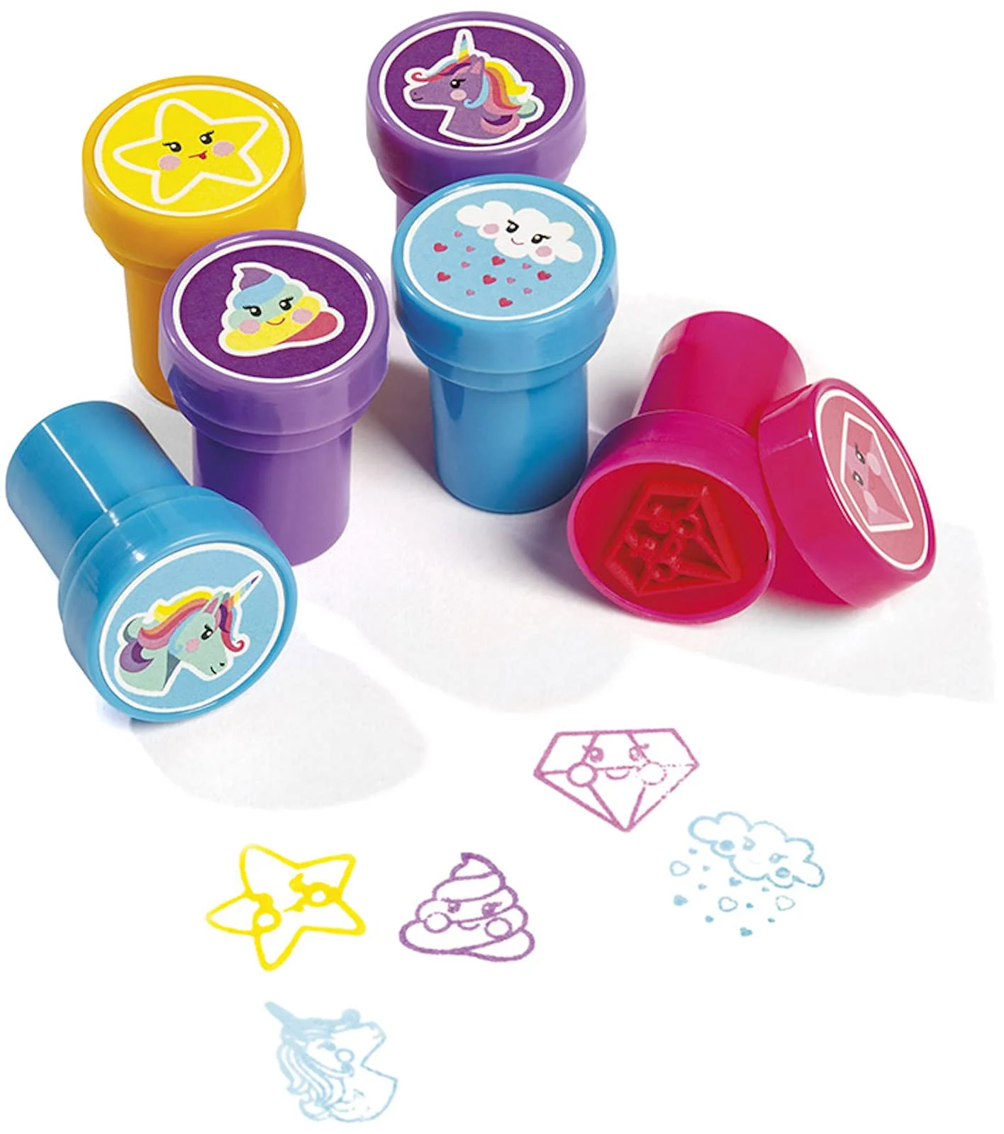 Totum TM Essentials Stempelset - Selbstfärbende Stempel in verschiedenen Einhorn-Motiven, Geschenk für Kinder 071650 - Image 5