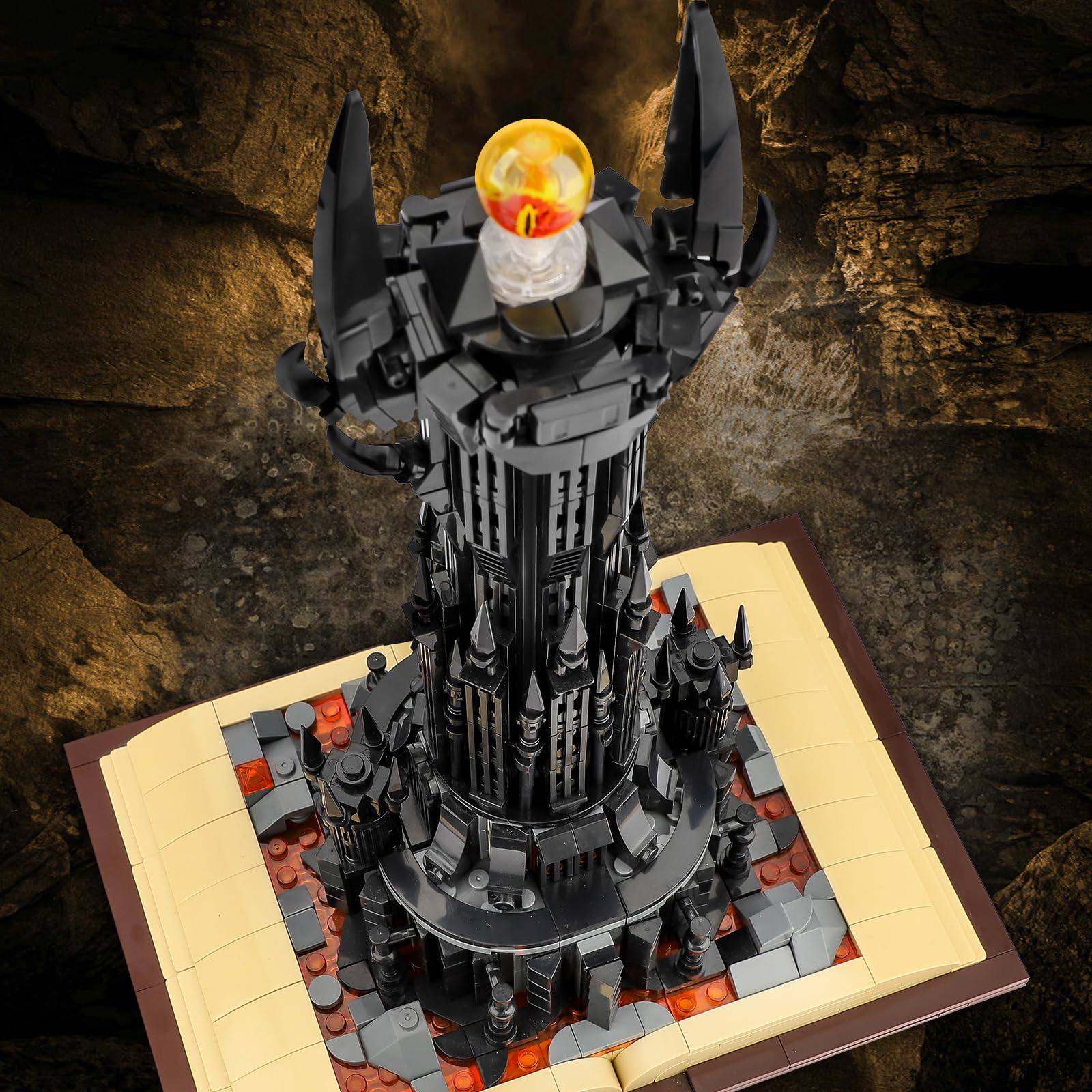 TOY PLAYER Moc Ideas Architecture Klemmbausteine,Kompatibel Mit Lego Lord Film STEM The Magic Rings Dark Tower Bausteinen deko Geschenk für Erwachsene und Jungen ab 6-16+(969 pcs) - Image 2