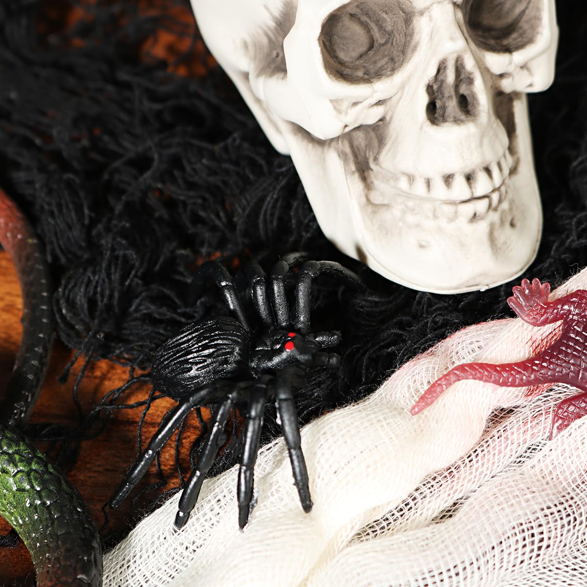 Toyvian Kunststoff Realistische Bugs, 169stücke Teiliges Von Halloween Insekten Deko Für Pranks Und Bildung Simulierte Insektenfiguren Für Halloween Partys Aprilscherz Streich Set Und Kinder Spielen - Image 6