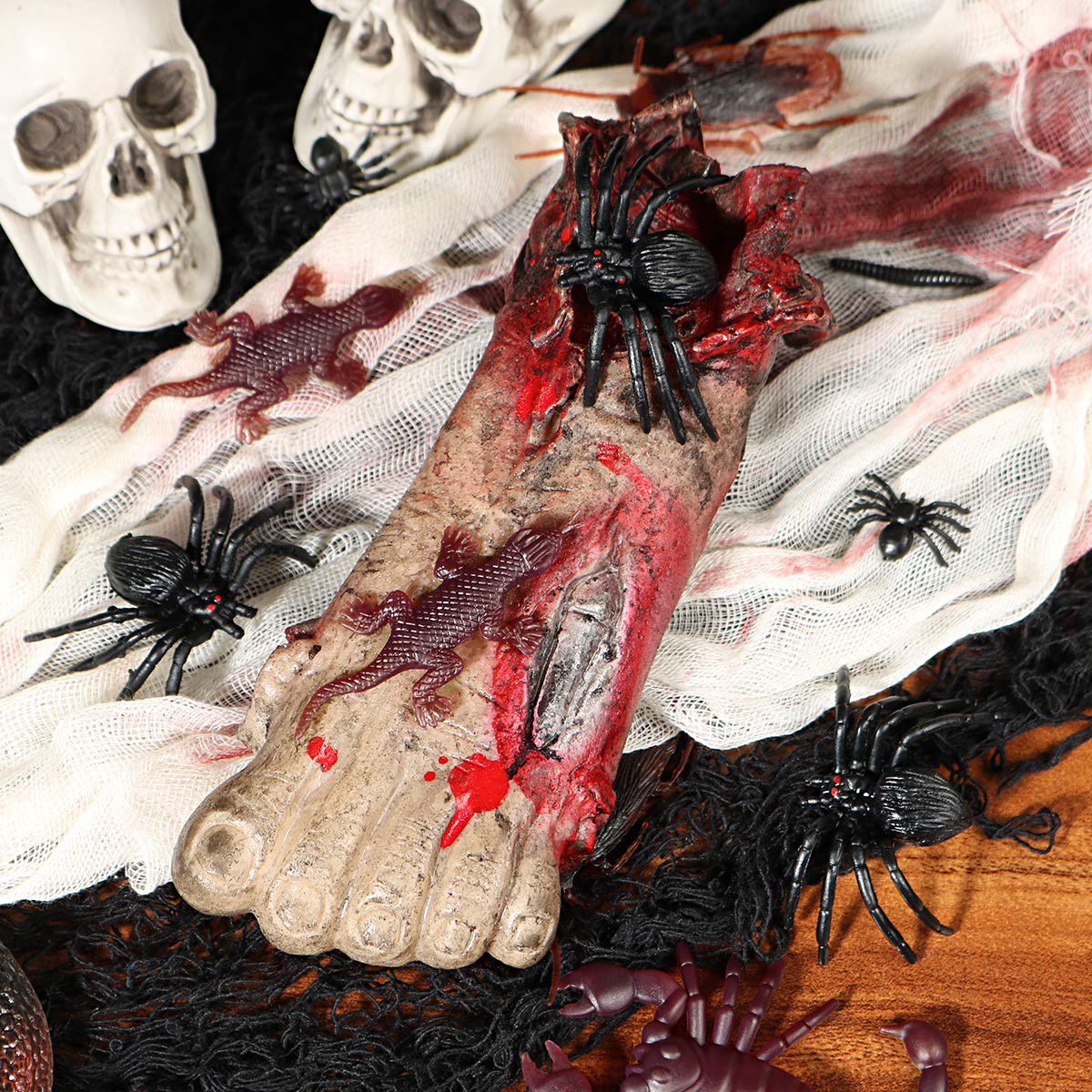 Toyvian Kunststoff Realistische Bugs, 169stücke Teiliges Von Halloween Insekten Deko Für Pranks Und Bildung Simulierte Insektenfiguren Für Halloween Partys Aprilscherz Streich Set Und Kinder Spielen - Image 8