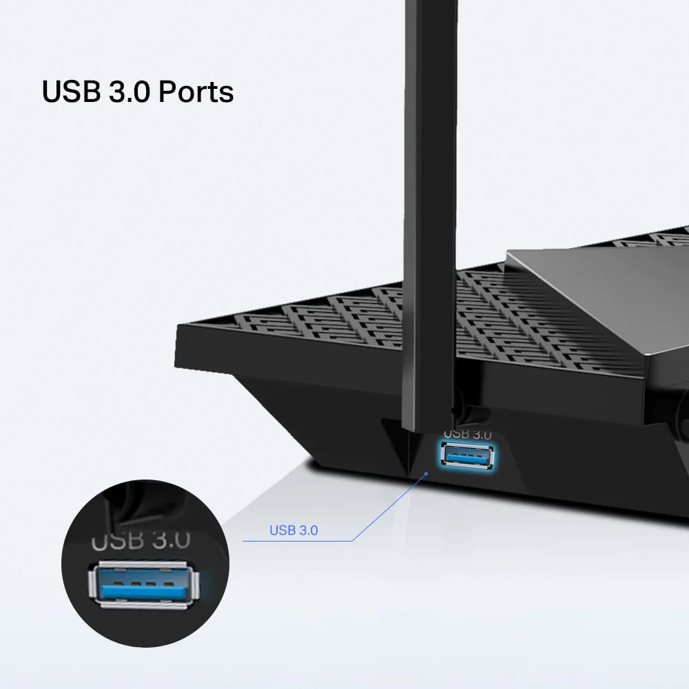 TP-Link Archer AX72 Pro AX5400 Multi-Gigabit WiFi 6 Router(4804 Mbit/s 5 GHz, 574 Mbit/s 2,4 GHz,2.5 Gigabit WAN/LAN Port,1×USB 3.0 Port, 160MHz Bandwidth, HomeShield) , Unterstützt keine DSL-Funktion - Image 5