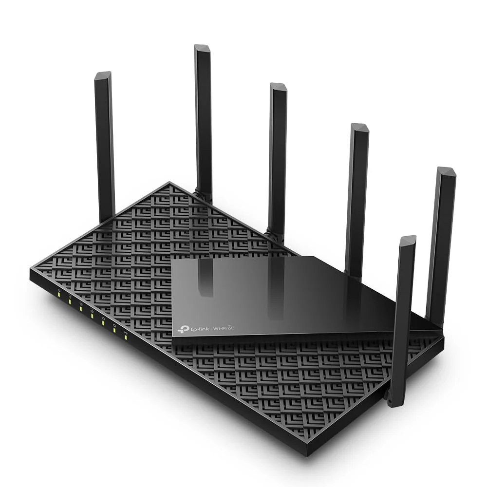 TP-Link Archer AXE75 Wi-Fi 6E WLAN Router (5400 Mbit/s Tri-Band, 4 × Gigabit LAN-Ports, 1 × USB 3.0 Port, WPA3, HomeCare,kompatibel mit Alexa, Tether APP), schwarz - Image 6