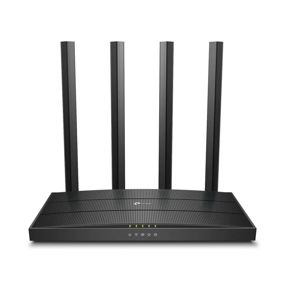 TP-Link Archer C80 Dualband WLAN Router (600 Mbit/s 2,4GHz, 1300Mbit/s 5GHz), 4 Gigabit LAN Ports, Print/Media/FTP Server, Gast-Netzwerk, unterstützt keine DSL-Funktion
