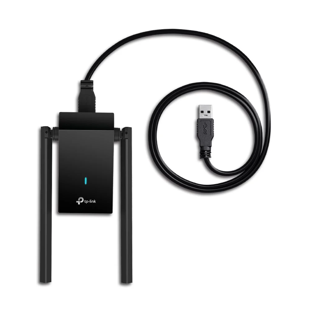 TP-Link Archer TX20U Plus WLAN Stick Für PC, WiFi 6 AX1800 Dual Band, USB 3.0, MU-MIMO, Antennen mit hoher Verstärkung, WPA3-Verschlüsselung, Kompatibel mit Windows 11/10, Schwarz, único - Image 7
