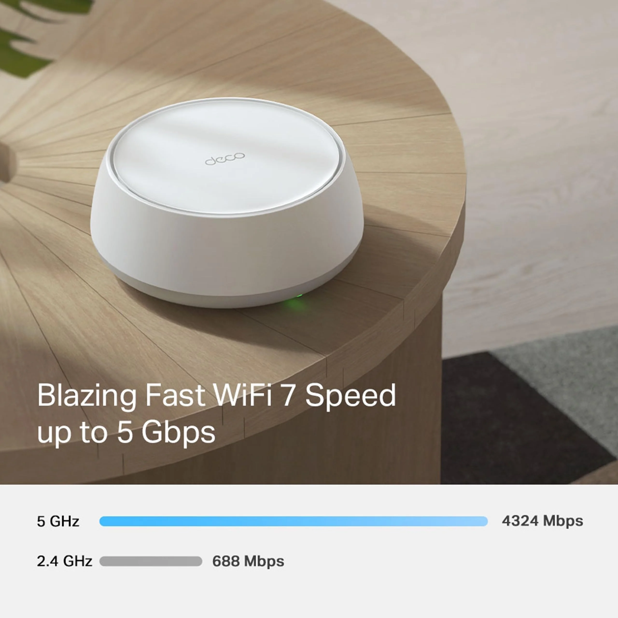 TP-Link Deco BE25 WiFi 7 Mesh WLAN(3 Pack), BE3600 Dual-Band, 2 x 2.5 Gbit/s Port für Jede Einheit, WPA3, 4 Streams, 160 MHz Kanäle, Gästenetzwerk, HomeShield, Empfohlen für Häuser mit 4-6 Zimmern - Image 3
