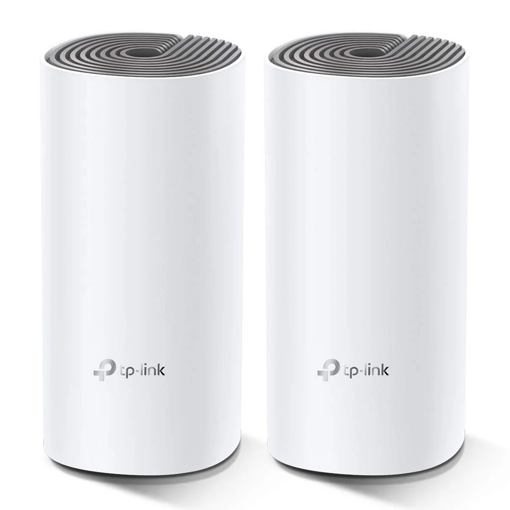 TP-Link Deco E4 Mesh WLAN Set (2er Pack), AC1200 Dual Band Router & Repeater (Reichweite bis zu 260m², ideal für große Häuser mit mehreren Geräten, 4x 100Mbit/s Ports) weiß - Image 5