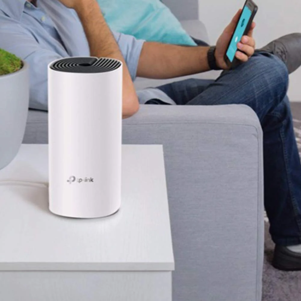 TP-Link Deco M4 Mesh WLAN Set (1er Pack), AC1200 Dual Band Router & Repeater, 2x Gigabit Ports, Zusatzeinheit, empfohlen für Häuser mit 1-2 Schlafzimmern, Umfassender Jugendschutz - Image 2