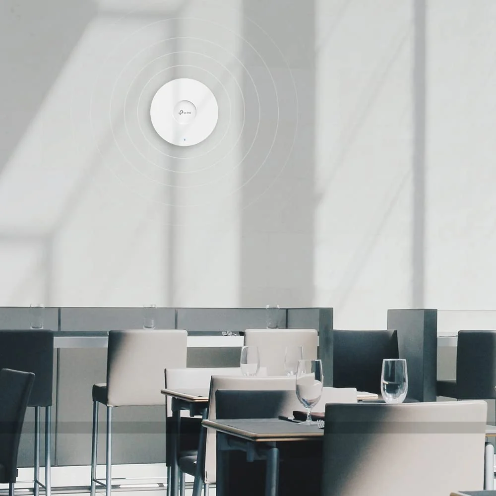 TP-Link EAP650 AX3000 Gigabit Dualband WiFi 6 WLAN Access Point (Omada SDN, zentrales Management, 1 Gigabit Port, nahtloses WLAN-Roaming, PoE/DC angetriebene) weiß - Image 6