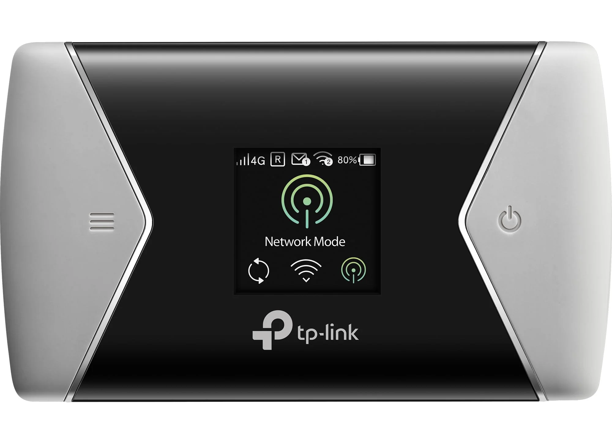 TP-Link M7450 mobiler WLAN Router (4G/LTE bis zu 300Mbit/s Download/ 50Mbit/s Upload, Hotspot, Cat6, 3000mAh Akku, LCD Display, kompatibel mit allen europäischen SIM Karten) schwarz/silber - Image 3