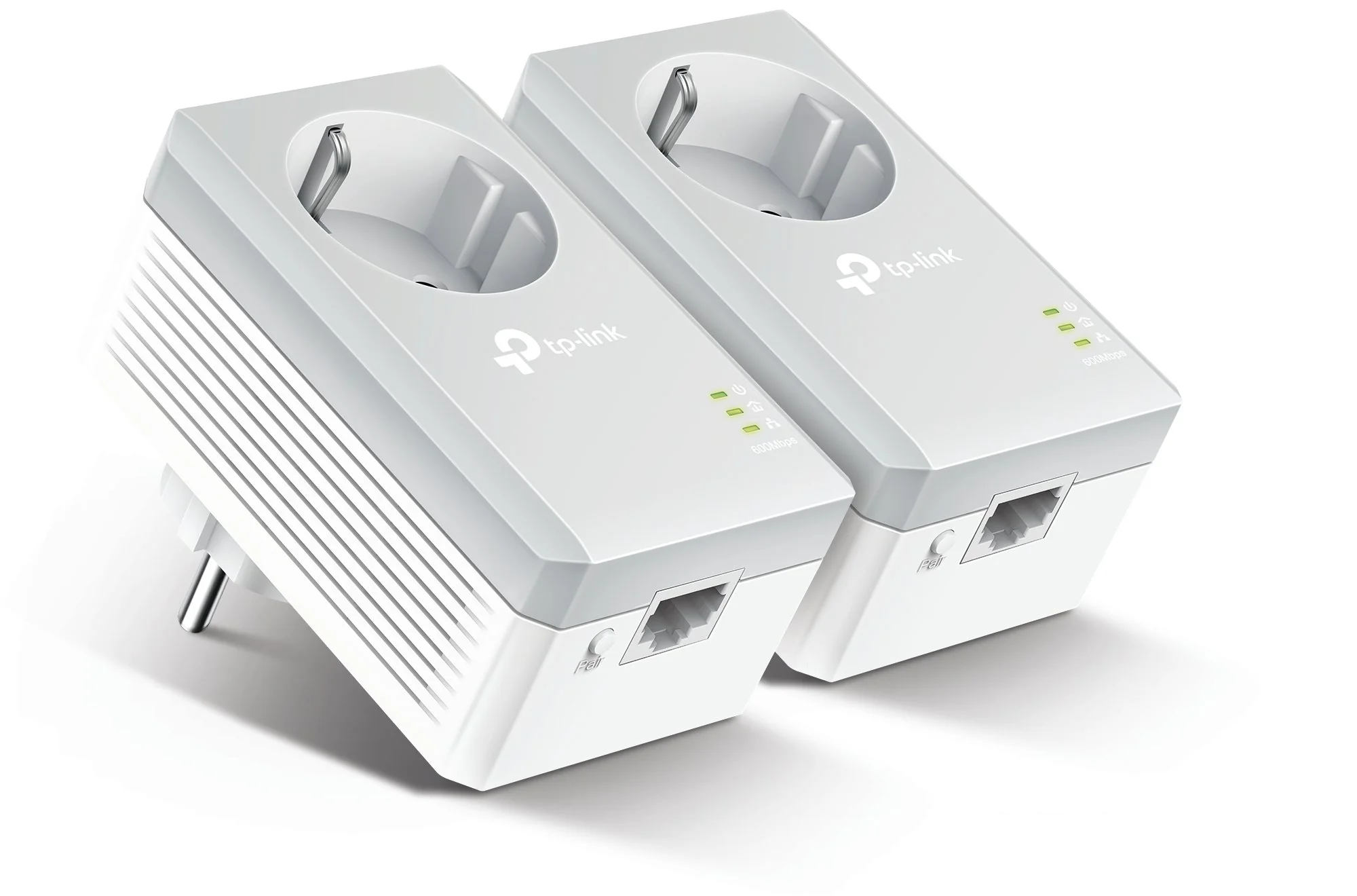 TP-Link Powerline Adapter Set TL-PA4010P KIT(600Mbit/s, mit Steckdose, 100Mbit/s-Ethernet-LAN, Kompatibel mit allen HomePlug AV/AV2 Adaptern, schnelle Datenübertragung über die Stromleitung) - Image 4