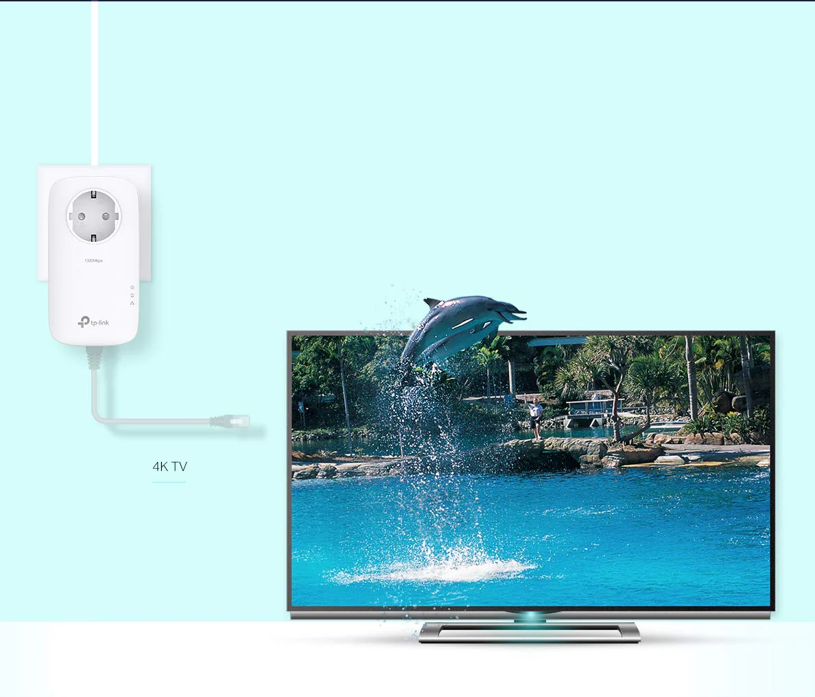 TP-Link Powerline Adapter Set TL-PA8010P KIT(1300Mbit/s Homeplug AV2, 2*2-MIMO, Steckdose, 2 Gigabit Ports, Plug&Play, kompatibel mit allen, ideal für Streaming, energiesparend)weiß - Image 5