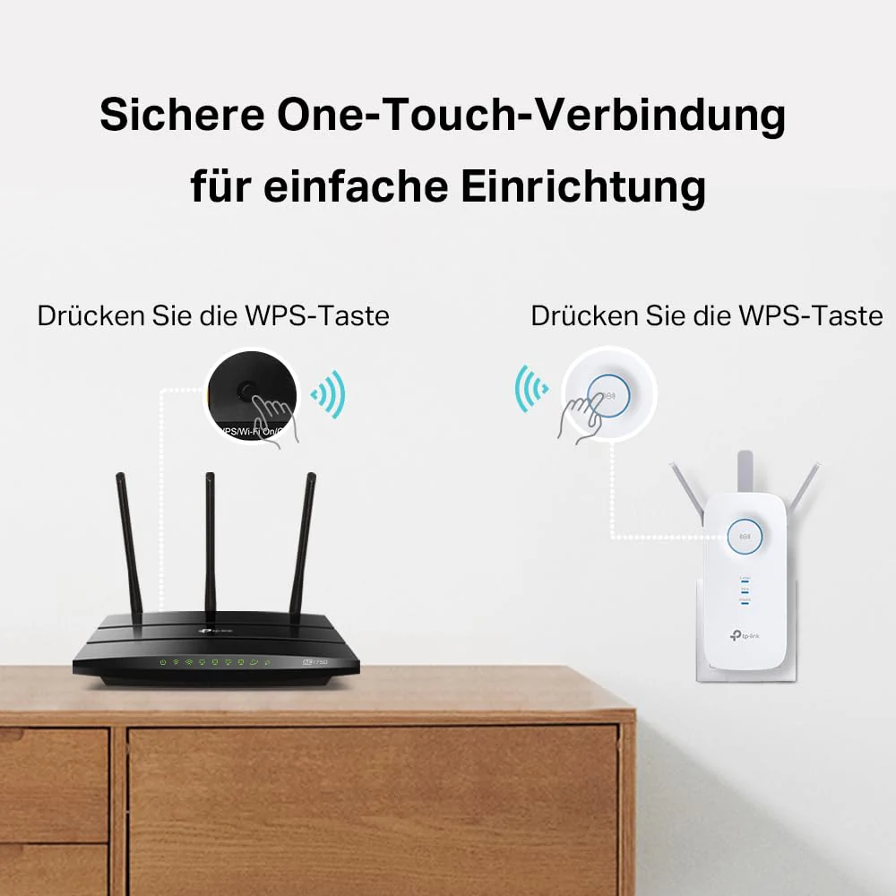 TP-Link RE550 WLAN Verstärker Repeater AC1900 (Dual AC + N, 1300MBit/s 5GHz + 600MBit/s 2,4GHz, App Steuerung, maximale Abdeckung, kompatibel zu allen WLAN Routern)weiß - Image 6