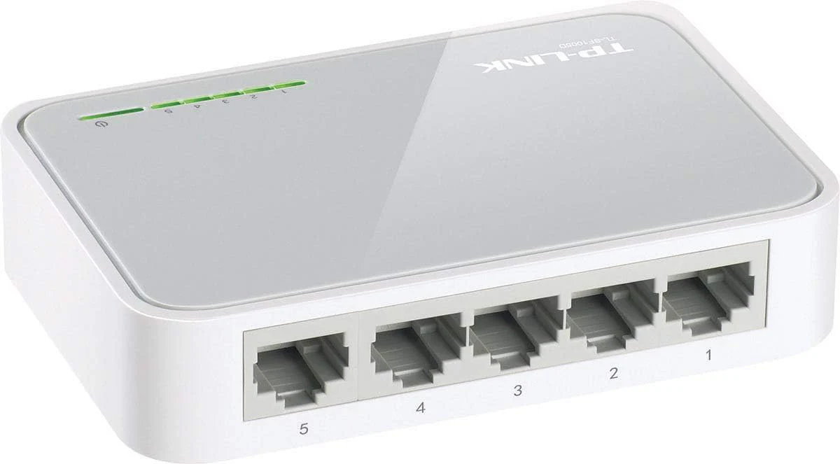 TP-Link TL-SF1005D 5-Port Fast Ethernet-/Netzwerk-/LAN Switch (10/100Mbit/s, automatische Geschwindigkeits- und Duplexanpassung, Plug-und-Play, Auto-MDI/MDIX, lüfterlos) weiß (Packung mit 2) - Image 10
