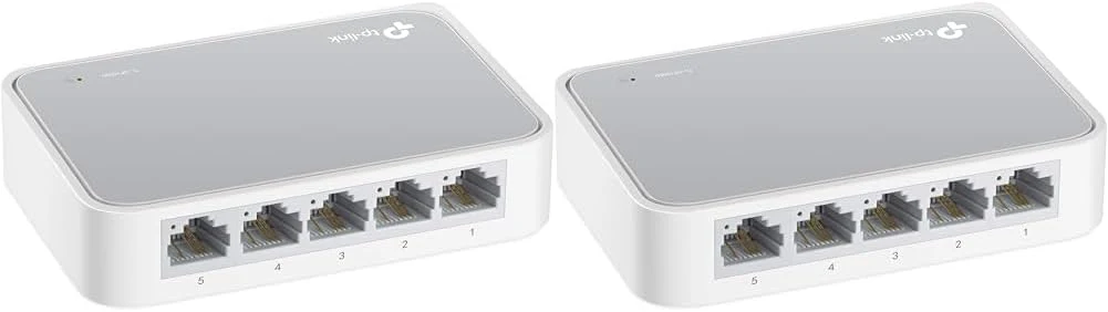 TP-Link TL-SF1005D 5-Port Fast Ethernet-/Netzwerk-/LAN Switch (10/100Mbit/s, automatische Geschwindigkeits- und Duplexanpassung, Plug-und-Play, Auto-MDI/MDIX, lüfterlos) weiß (Packung mit 2) - Image 7