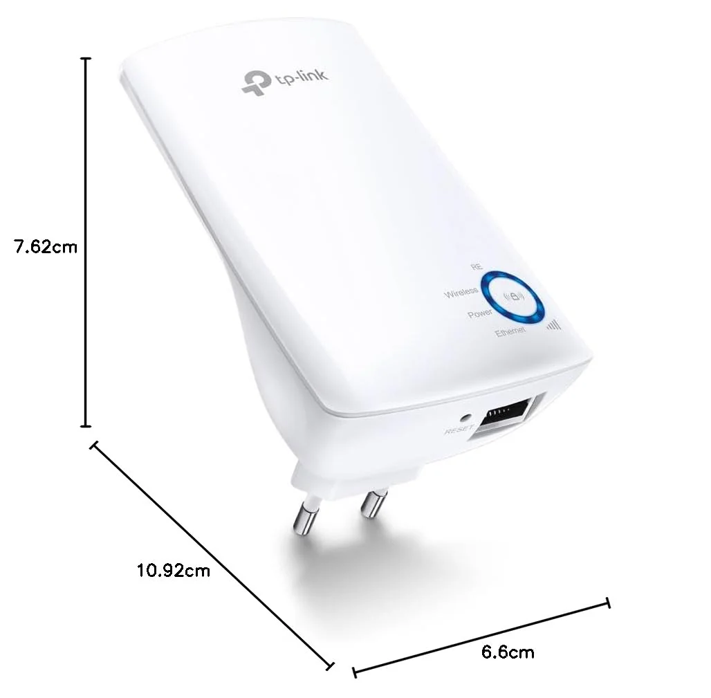 TP-Link TL-WA850RE WLAN Verstärker Repeater(300 Mbit/s, App Steuerung, Ethernet-Port, WPS, AP Modus, LED abschaltbar, kompatibel zu allen WLAN Geräten) weiß - Image 6