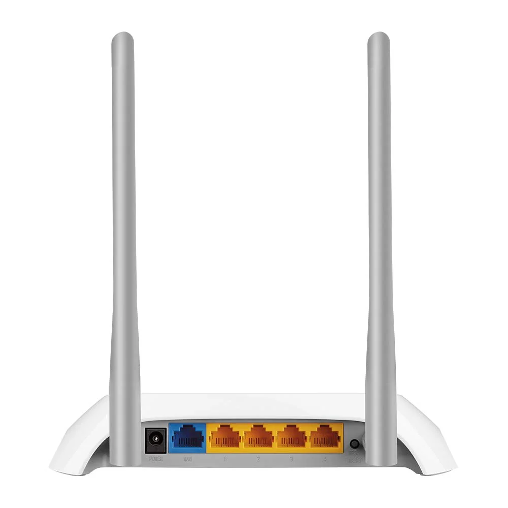 TP-Link TL-WR840N N300 WLAN Router (300Mbit/s (2,4GHz), 4 x 10/100Mbit/s LAN Ports, IPv6, 2 externe Antennen, WPS, Accesspoint Modus), weiß/ schwarz - Image 2