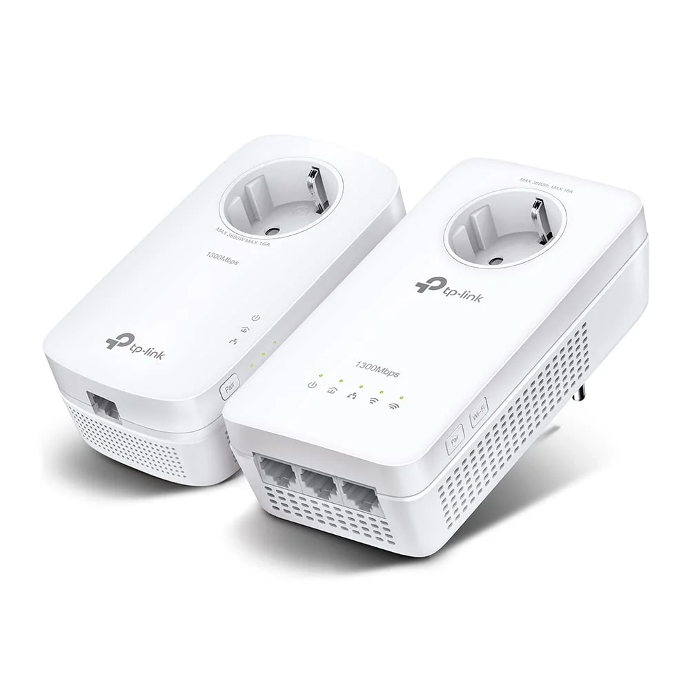 TP-Link WLAN Powerline Adapter Set TL-WPA8631P KIT(Dualband 1200Mbit/s, AV1300 , Steckdose, Wifi Clone, MU-MIMO, 4 Gigabit Ports, Plug&Play, ideal für HD-Streaming, App Kontrolle)weiß - Image 6