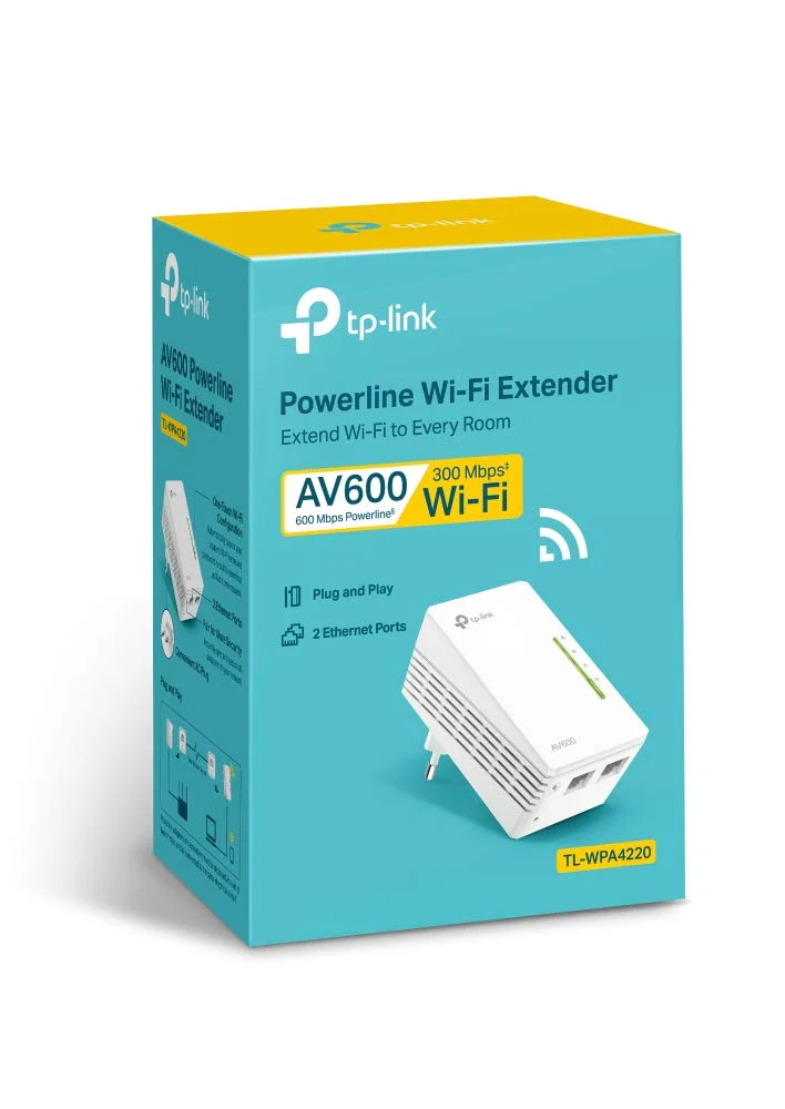 TP-Link WLAN Powerline Adapter TL-WPA4220 WLAN 300Mbit/s, AV600 Powerline, Zusatzeinheit, Es kann nicht alleine verwendet werden - Image 6