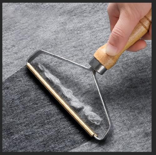 Tragbarer Fusselentferner, tragbarer Stoffrasierer für Kleidung, Fusselrasierer für Pullover, gewebter Mantel, Teppich, Tierhaare (Braun1) - Image 9
