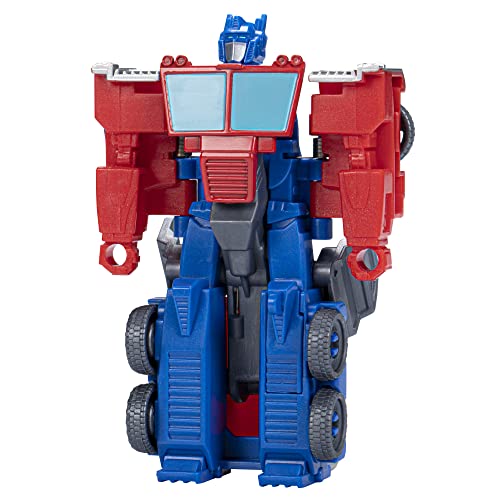Transformers Spielzeug EarthSpark 1-Step Flip Changer Optimus Prime, Action-Figur (10 cm), Roboterspielzeug, ab 6 Jahren - Image 3