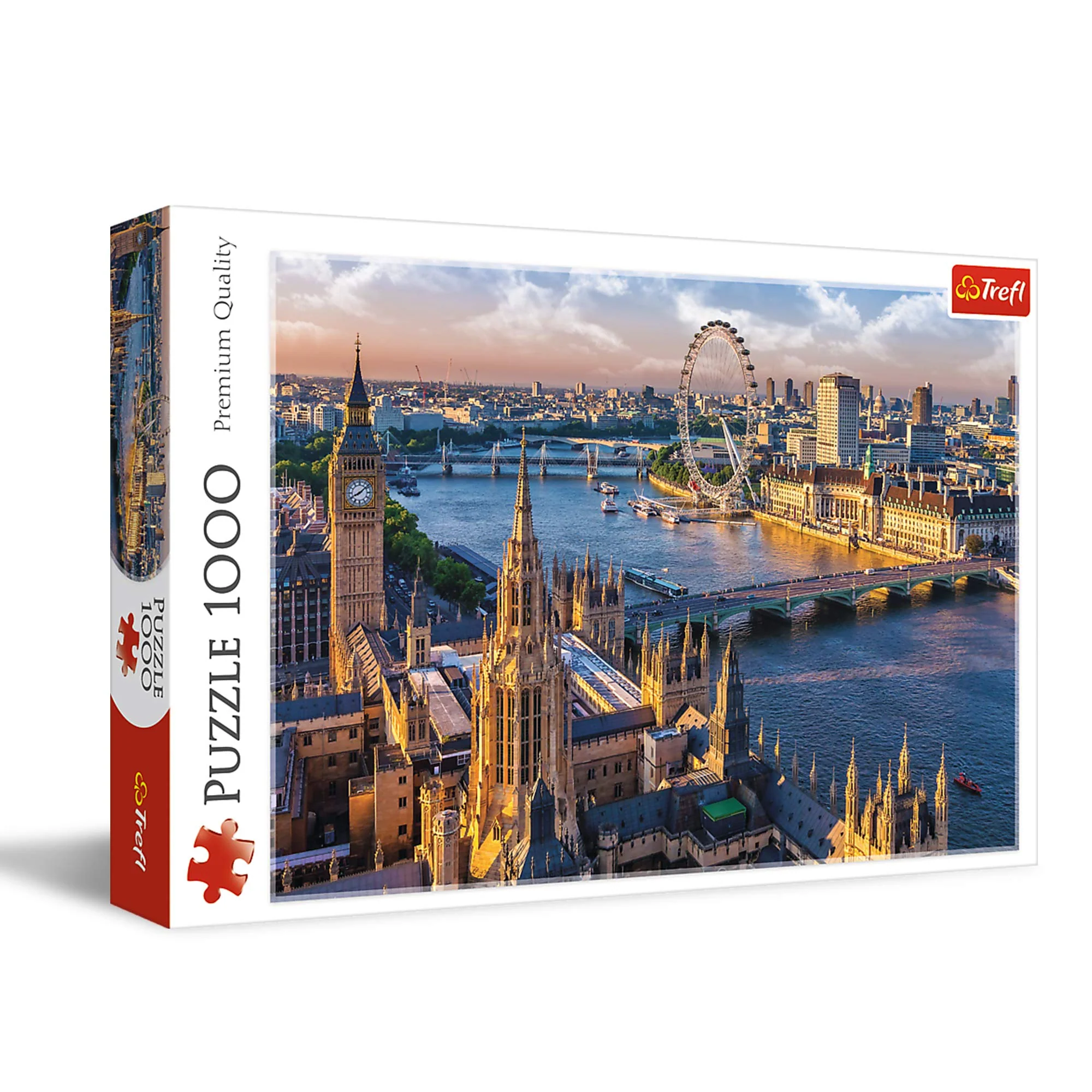 Trefl, Puzzle, London, 1000 Teile, Premium Quality, London-Puzzle; Zeit im London; für London-Fans; London Stadt; englische Hauptstadt, für Erwachsene und Kinder ab 12 Jahren