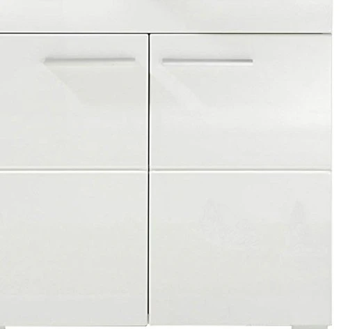 trendteam smart living - Waschbeckenunterschrank Unterschrank - Bad - Amanda - Aufbaumaß (BxHxT) 60 x 56 x 34 cm - Farbe Weiß Hochglanz - 139330101 - Image 10