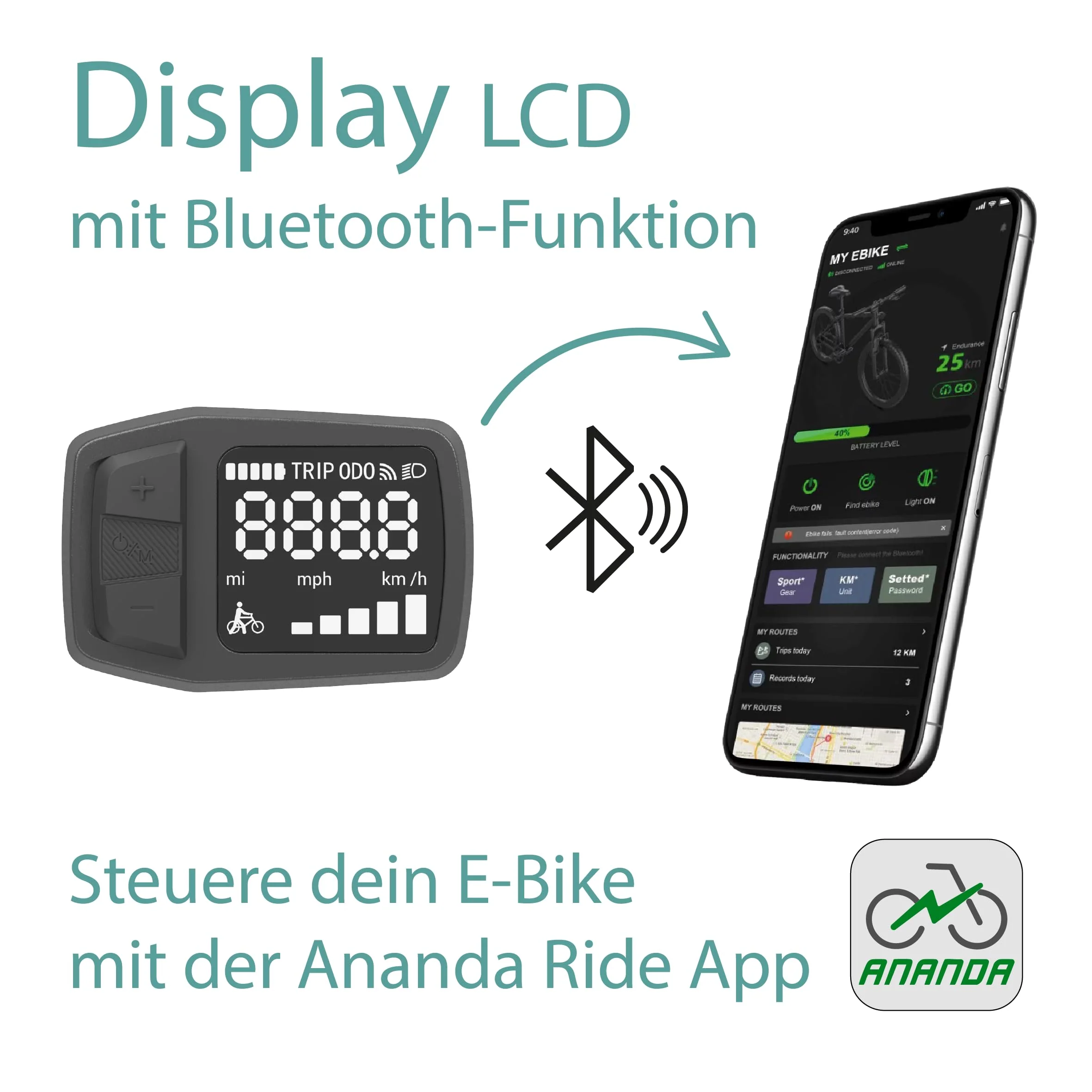 Tretwerk Aurora E Bike 28 Zoll Pedelec Damen Herren 155-185 cm Elektrofahrrad 522 Wh E Fahrrad Damenfahrrad 7 Gang (hellgrün, 50 cm) - Image 6