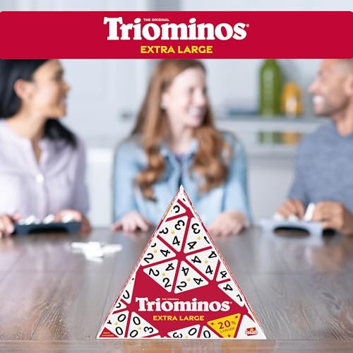 Triominos Extra Large, Brettspiel ab 6 Jahren, Familienspiel und Gesellschaftsspiele für 2 bis 4 Spieler - Image 4