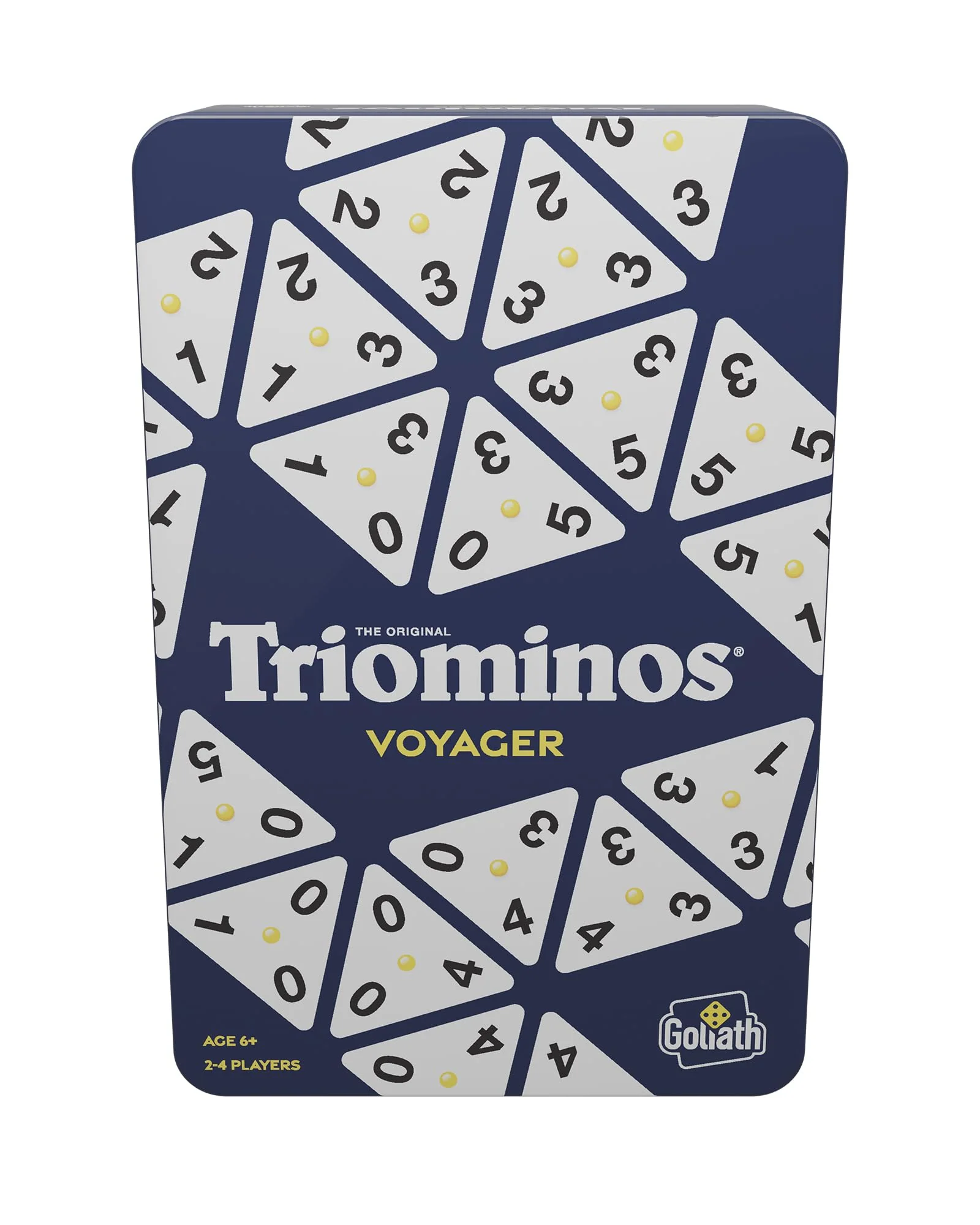 Triominos The Original Tour Edition, Reisespiele ab 6 Jahren, Gesellschaftsspiele für 2 bis 4 Spieler, Praktisches Format mit kompakten Steinen für den Urlaub, Travel