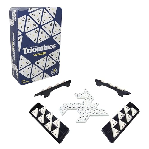 Triominos The Original Tour Edition, Reisespiele ab 6 Jahren, Gesellschaftsspiele für 2 bis 4 Spieler, Praktisches Format mit kompakten Steinen für den Urlaub, Travel - Image 7