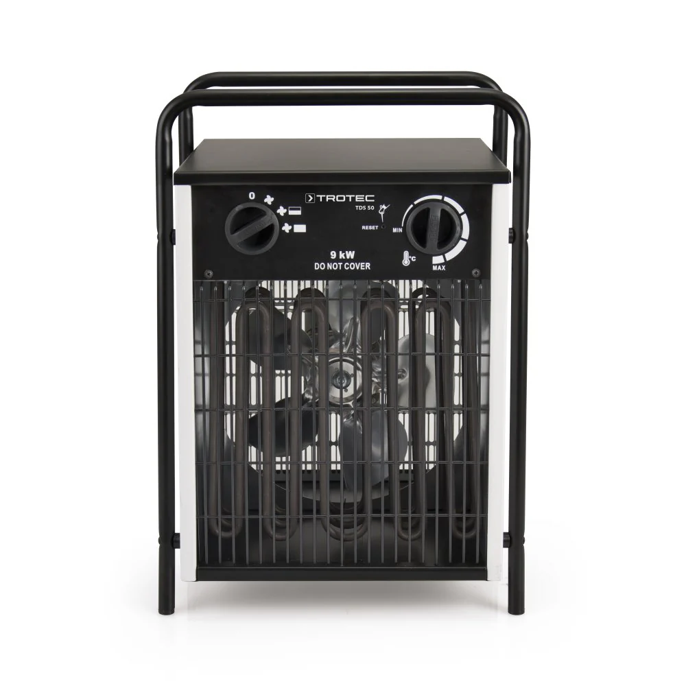 TROTEC Elektro Heizlüfter TDS 50 – Heizleistung 4,5 kW / 9 kW – Bauheizer Luftmenge 708 m³/h – Heizgebläse - Image 6