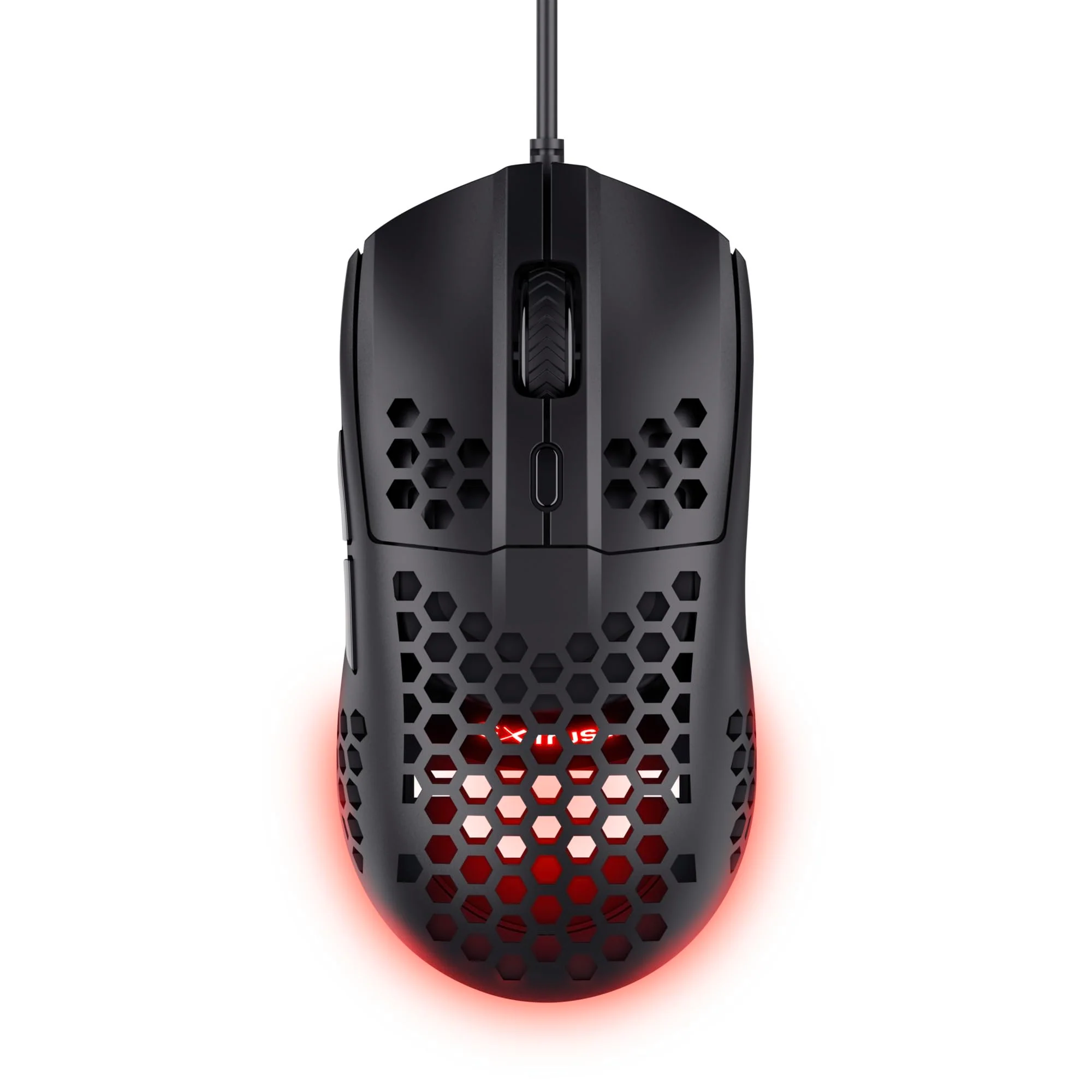 Trust Gaming GXT 928 Helox Gaming Maus, Ultraleichte Kabelgebundene USB Maus 65g, Einstellbare DPI (200-6400), Optischer Sensor, 6 Programmierbare Tasten, RGB-Beleuchtung für Gaming PC MMO - Schwarz - Image 11