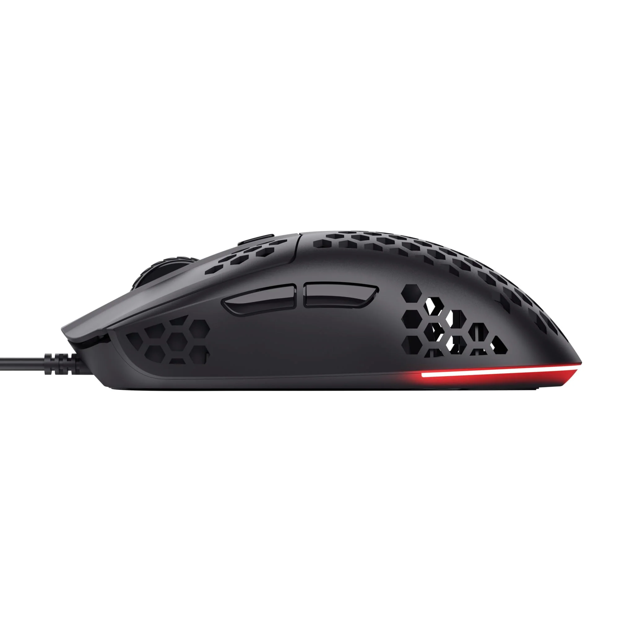 Trust Gaming GXT 928 Helox Gaming Maus, Ultraleichte Kabelgebundene USB Maus 65g, Einstellbare DPI (200-6400), Optischer Sensor, 6 Programmierbare Tasten, RGB-Beleuchtung für Gaming PC MMO - Schwarz - Image 4