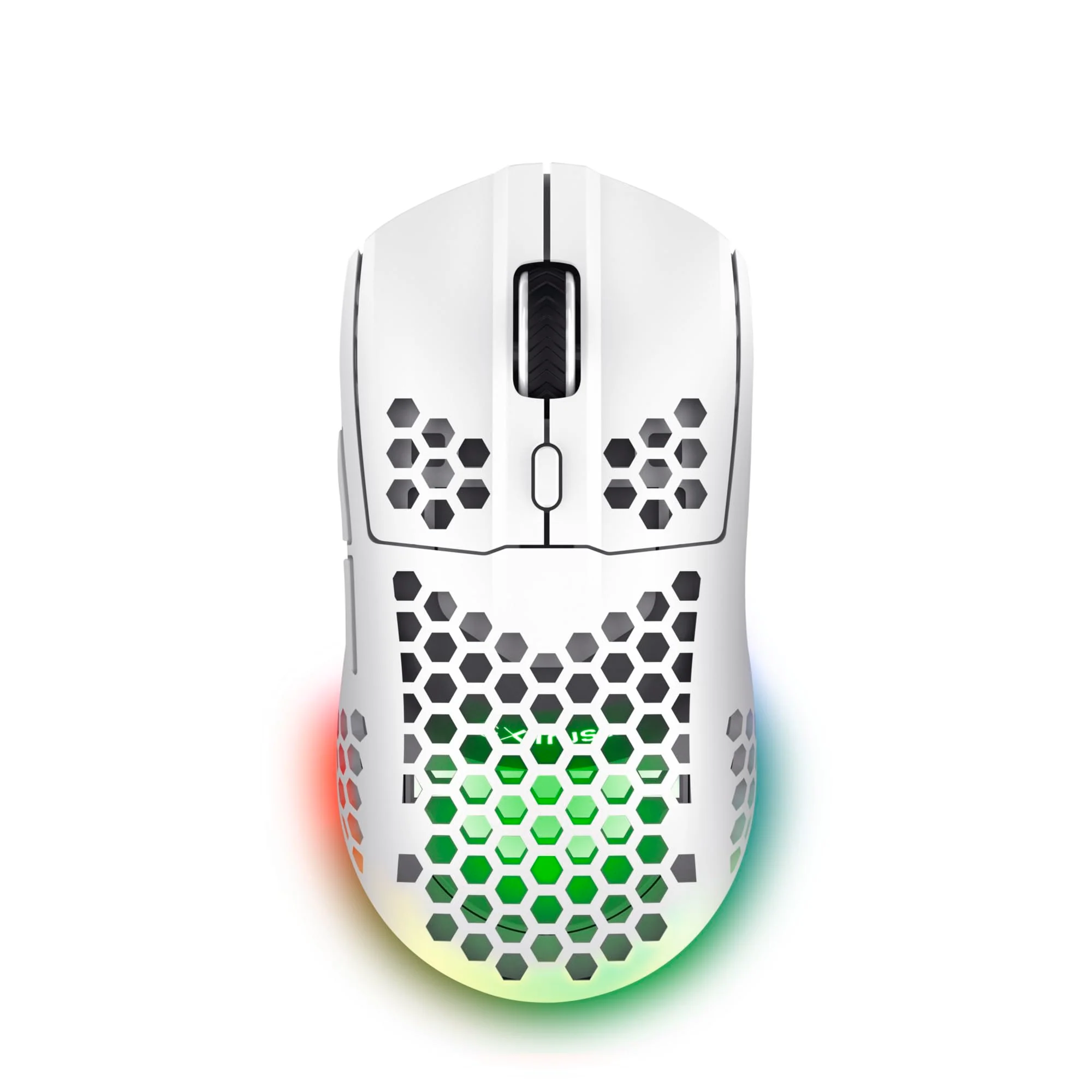 Trust Gaming GXT 929 Helox Kabellose Gaming Maus, Ultraleichte Maus 75g, 80h Dauerbetrieb, 2,4-GHz-Mikro-USB-Empfänger, Einstellbare DPI (800-4800), 6 Programmierbare Tasten, Gaming PC MMO - Weiß - Image 2
