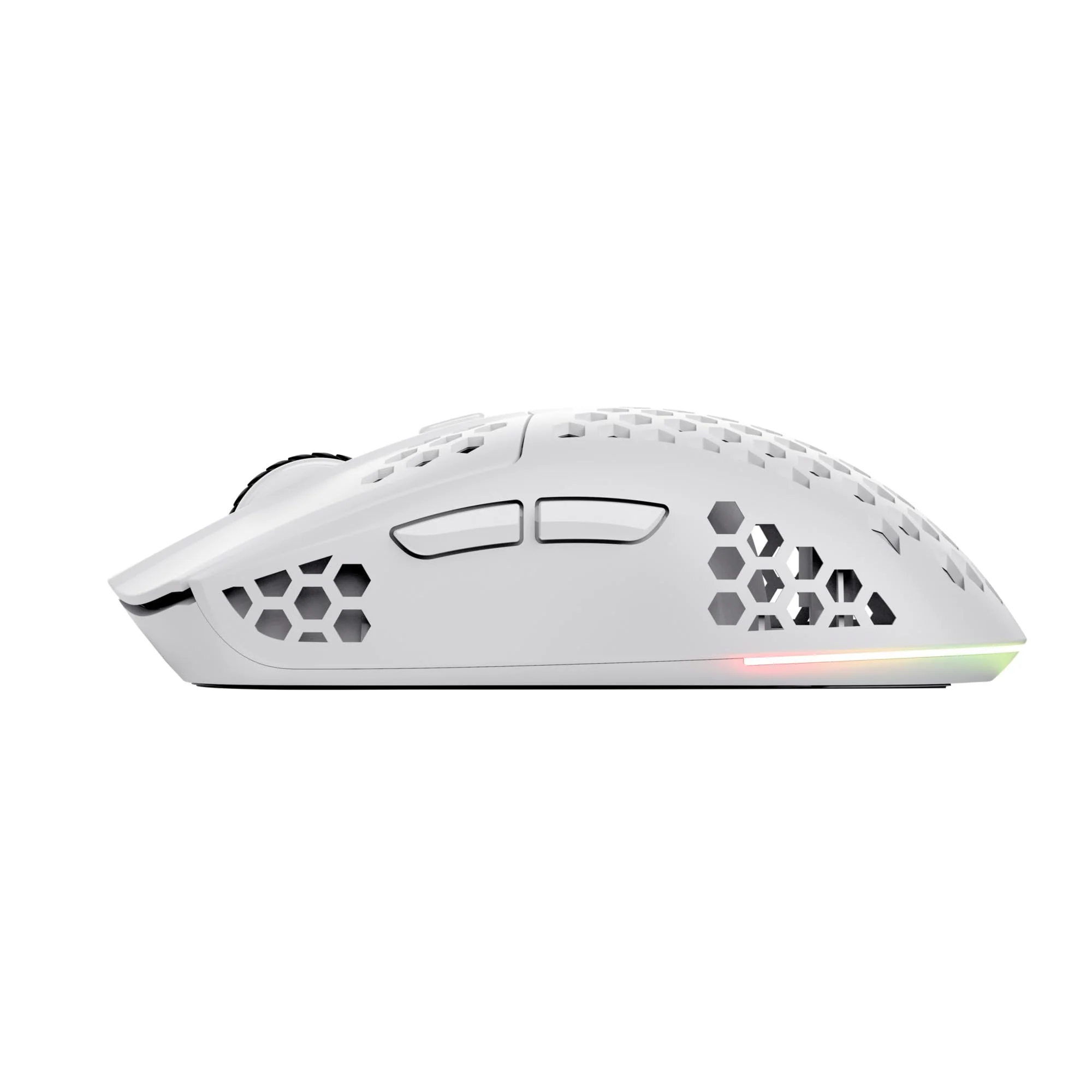 Trust Gaming GXT 929 Helox Kabellose Gaming Maus, Ultraleichte Maus 75g, 80h Dauerbetrieb, 2,4-GHz-Mikro-USB-Empfänger, Einstellbare DPI (800-4800), 6 Programmierbare Tasten, Gaming PC MMO - Weiß - Image 9