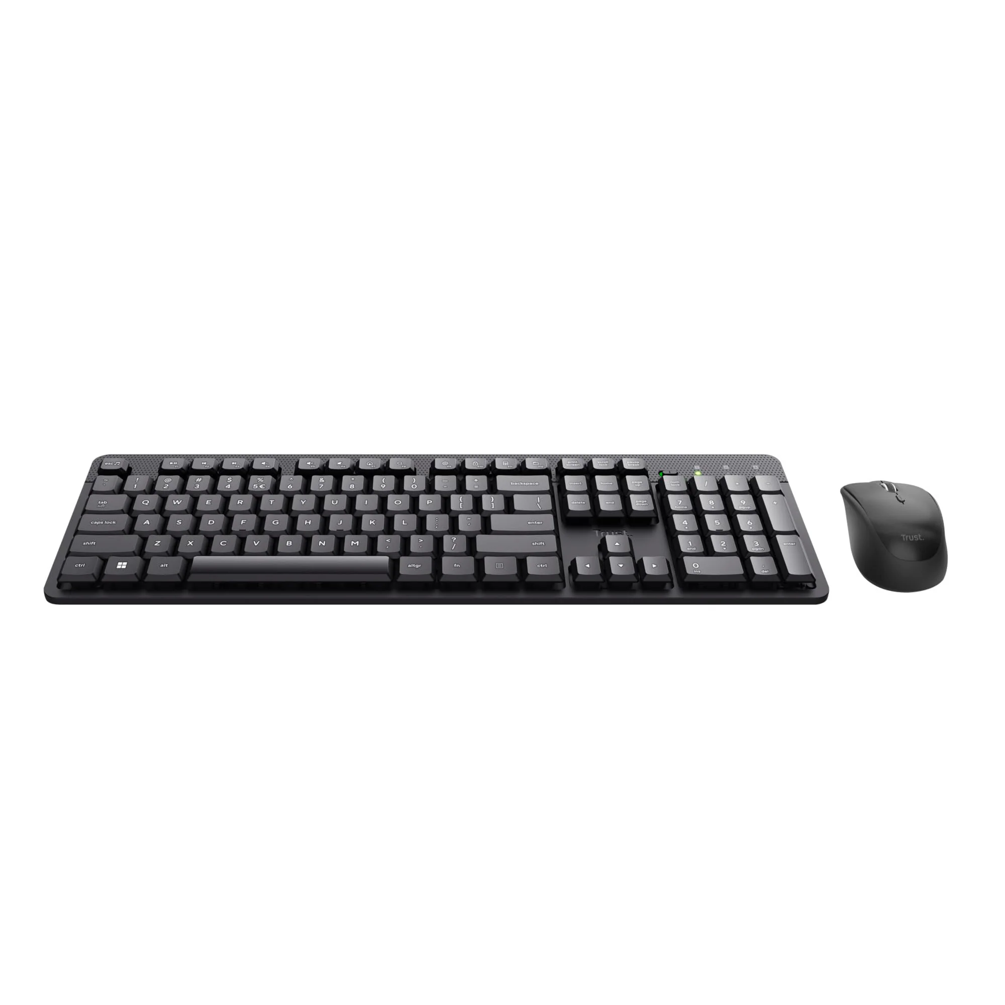 Trust ODY II Niederländisches QWERTY-Layout Tastatur und Maus Set Kabellos