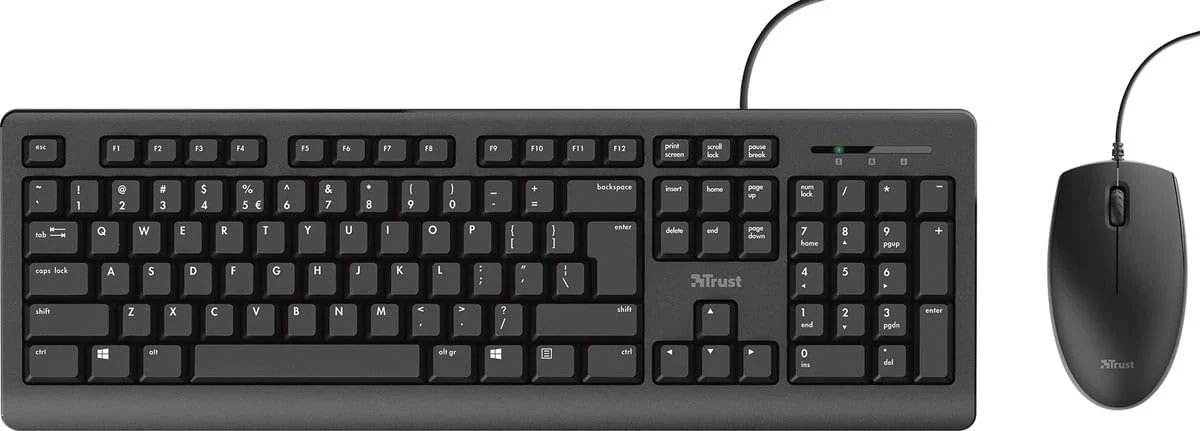 Trust Primo Tastatur Maus Set, Belgisches AZERTY-Layout - Image 4