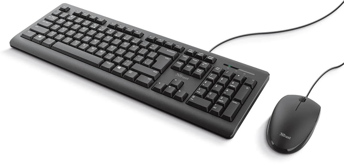 Trust Primo Tastatur Maus Set, Belgisches AZERTY-Layout - Image 5