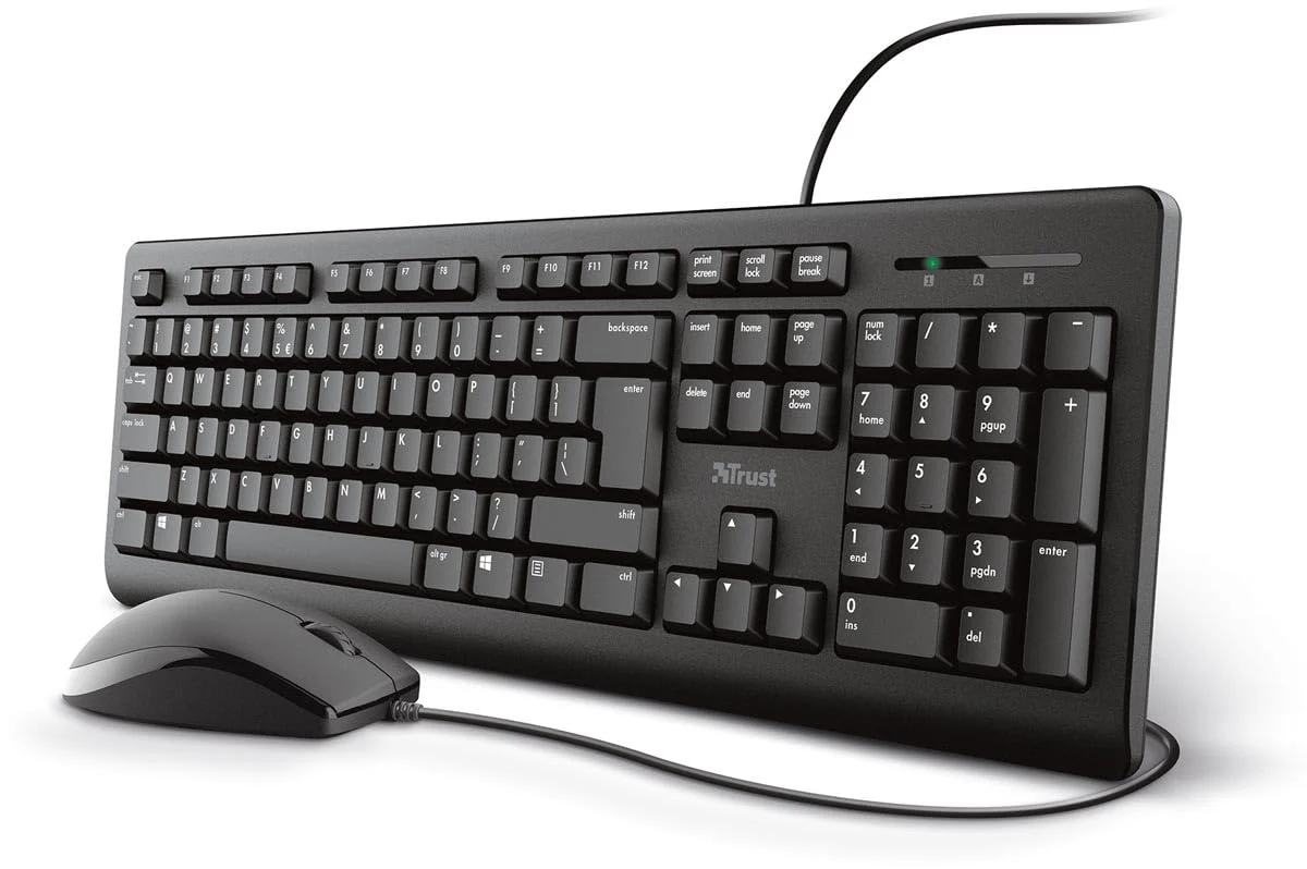 Trust Primo Tastatur Maus Set, Belgisches AZERTY-Layout - Image 8