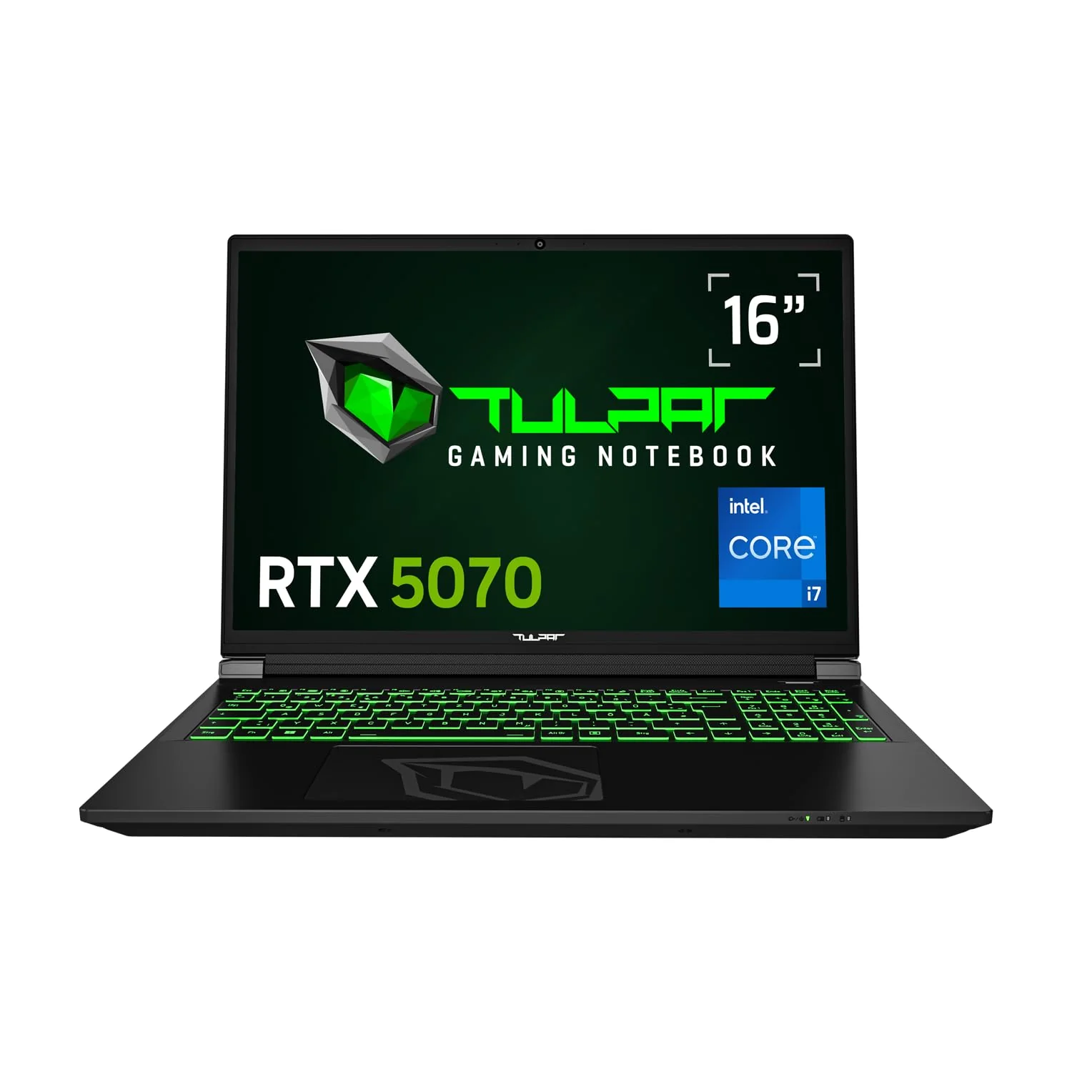 TULPAR T6 V3.6.1 Gaming Laptop | 16'' FHD+ 1920X1200 165HZ IPS LED-Display | Intel Core i7 14700HX | 32 GB RAM | 1 TB SSD | Nvidia RTX 5070 | Windows 11 Gaming Notebook