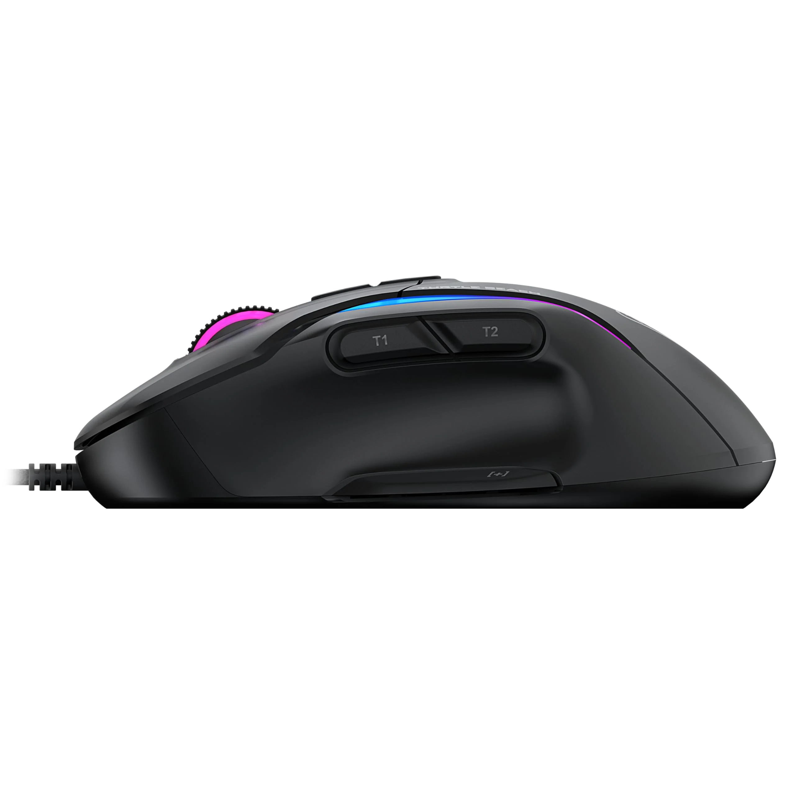 Turtle Beach Kone II – Ergonomische RGB-Gaming-Maus, 26K DPI Optischer Sensor, optische Schalter mit 100 Mio. klick-Lebensdauer, 23 programmierbare Funktionen, 4D-Scroll-Rad, Schwarz - Image 5