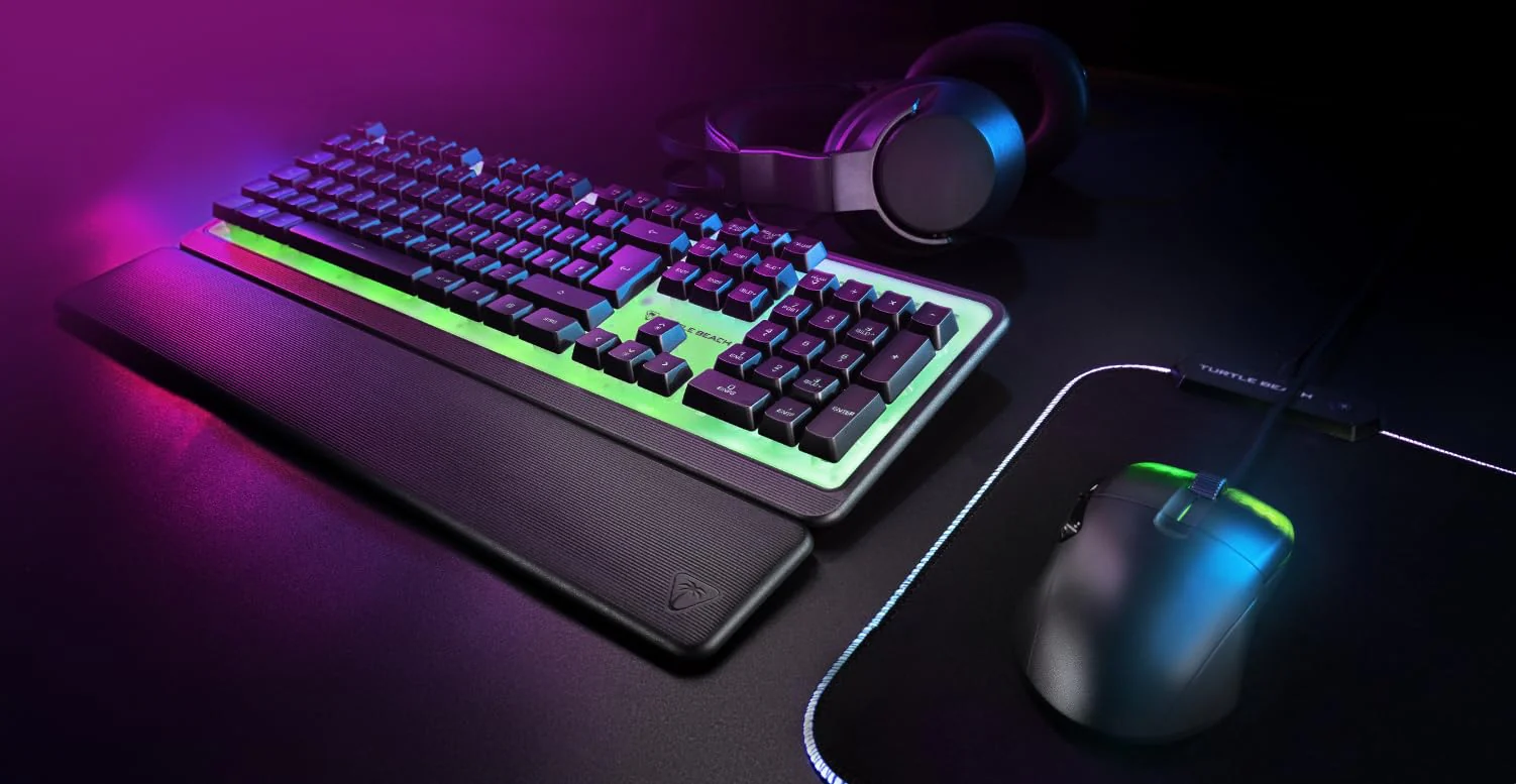 Turtle Beach Magma - Membrane RGB Gaming Keyboard mit Membrantasten, Advanced Anti-Ghosting, Easy-Shift Technologie, RGB-Beleuchtung, abnehmbare Handballenauflage - Image 12