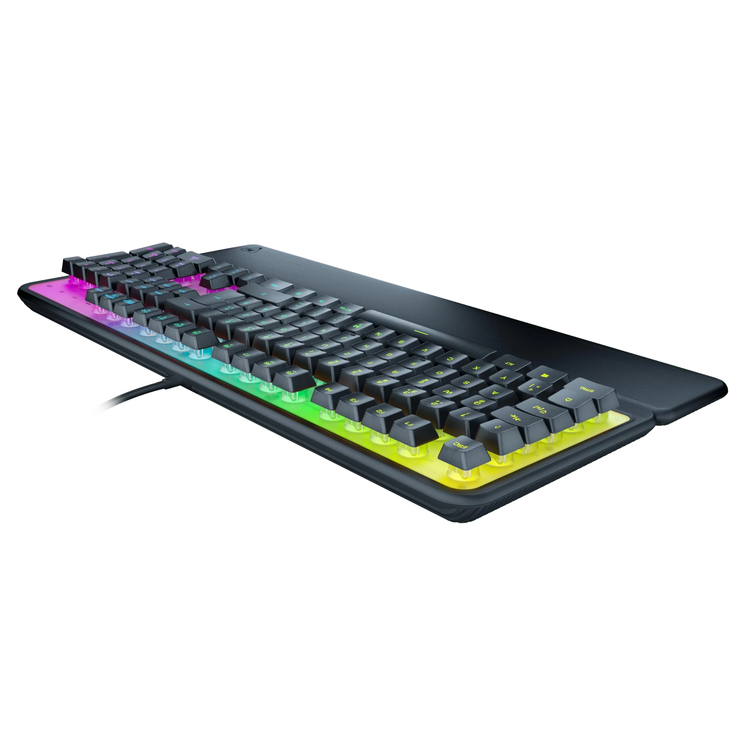 Turtle Beach Magma - Membrane RGB Gaming Keyboard mit Membrantasten, Advanced Anti-Ghosting, Easy-Shift Technologie, RGB-Beleuchtung, abnehmbare Handballenauflage - Image 3