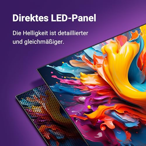 TuTu TUV25FQ1BC Fernseher 25 Zoll (64 cm), Full HD Smart TV mit Bluetooth, WLAN, Triple Tuner (DVB-T/T2, DVB-C, DVB-S/S2), App Store, AirPlay, HDMI, USB, Mittelfuss - Image 5