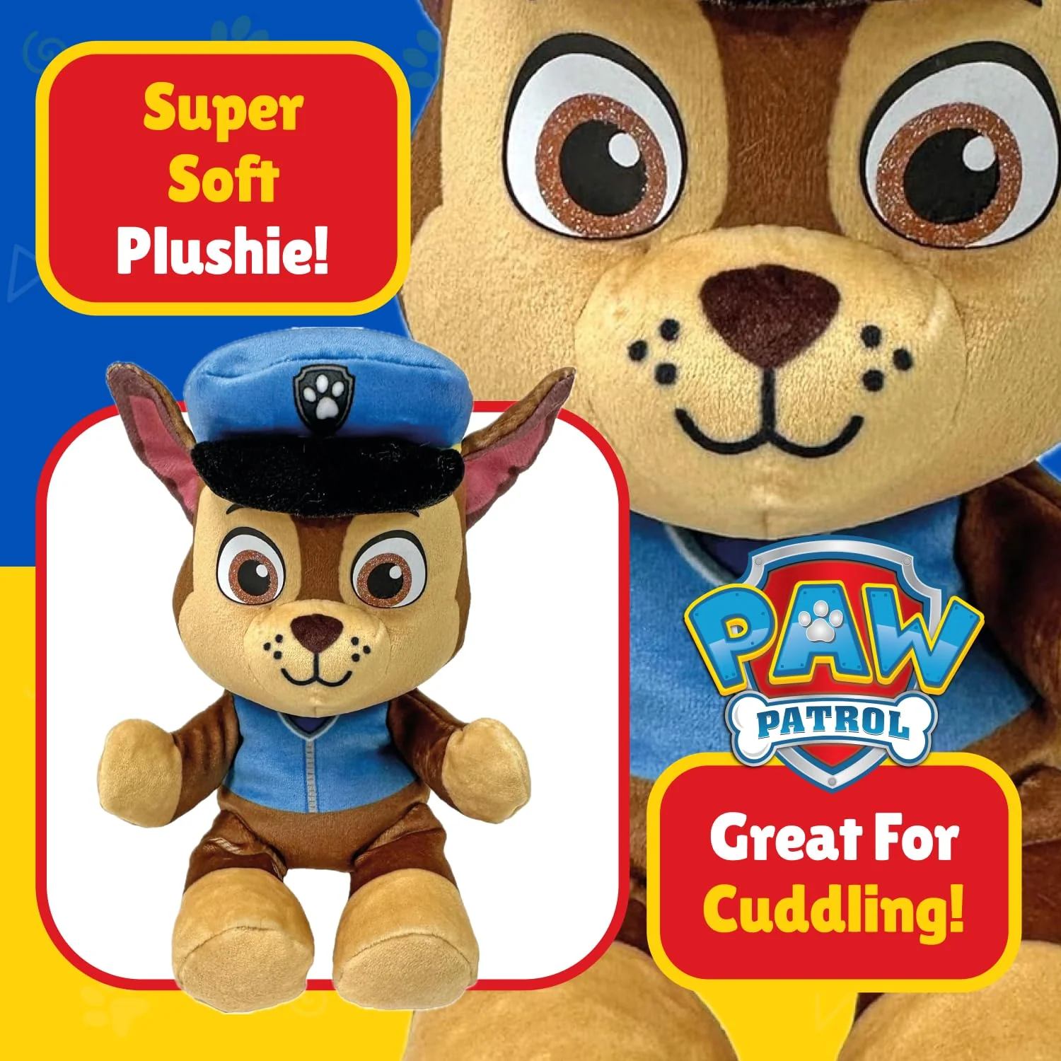 TY Chase Paw Patrol Weiches Plüschtier für Kinder, Kuschelteddy, Sammlerstück Stofftier, Beanie Babies Serie, Regular - Image 4