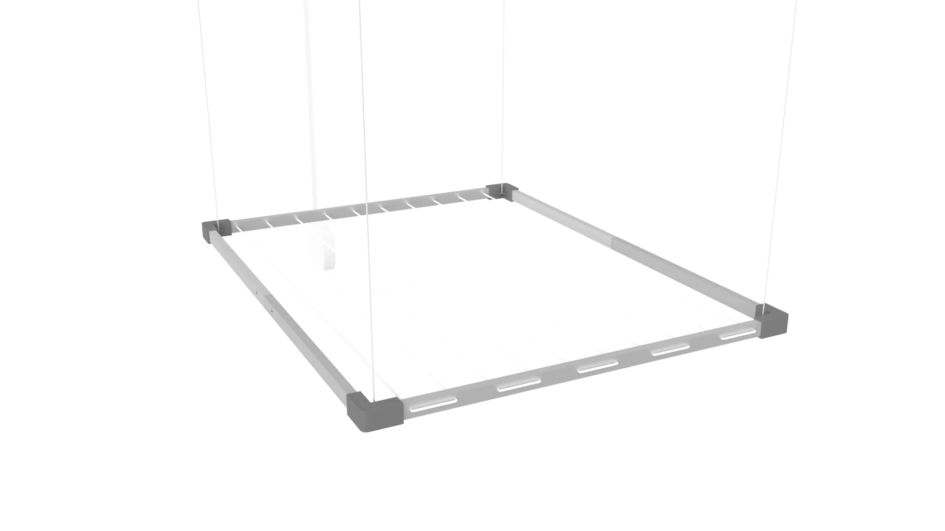 Tz Wäschegestell zur Deckenbefestigung, Aluminium - Image 2