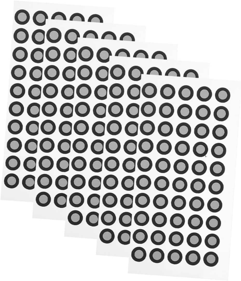 UKCOCO 15 Blätter Reflektierende Folie Für Den Scanner Logo-Aufkleber Referenzpunkte Zum Scannen Reflektierende Filmbezugspunkte Bezugsmarkierungspunkt Das Haustier Das Schild 3D - Image 16